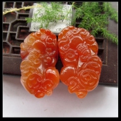 精美巴西紅瑪瑙開(kāi)運(yùn)招財(cái)金錢(qián)貔貅情侶對(duì)/瑪瑙玉石貔貅情侶掛件項(xiàng)墜/情侶飾品吉祥物/玉緣軒正品