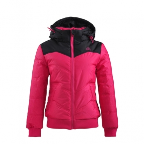 匹克PEAK女款冬季新款时尚轻盈撞色保暖经典系列棉衣F544288