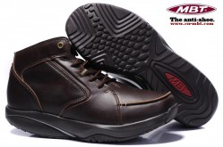 MBT男鞋MBTKifundo高帮巧克力棕色休闲鞋健康鞋