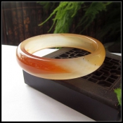 純天然巴西水草瑪瑙玉手鐲