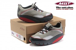 MBT女鞋MBTChapa白灰色运动鞋健康鞋红线