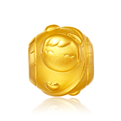 【送皮繩】FOLLOW周大福福星寶寶愛情圖案黃金足金...