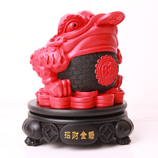 精品漆雕九轉乾坤招財金蟾擺件★樹脂鴻運三足和諧金蟾家居風水擺設★轉運招財鎮宅辟邪