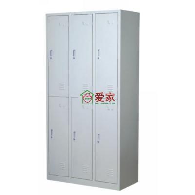 六門更衣柜儲(chǔ)物柜員工柜浴室柜更衣柜資料鐵皮柜