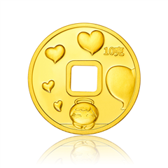 真情福星寶寶黃金足金金幣