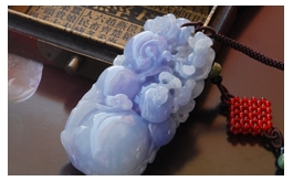 天然翡翠手玩把件--紫氣東來精品老坑冰種極細膩茄紫飄花鮮亮華麗立體圓雕如意瑞猴獻壽