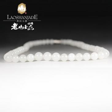 和田玉羊脂玉塔串項鏈項鏈成色均勻