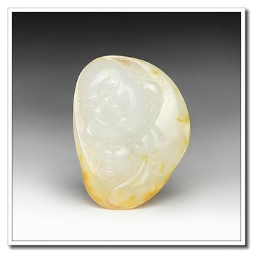 和田白玉籽料掛件佛