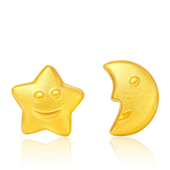 Q版星悅黃金足金耳環(huán)