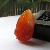 純天然瑪瑙玉本命佛千手觀音吊墜