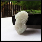 天然緬甸翡翠A貨開運玉貔貅掛件