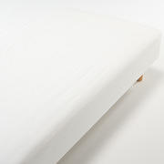 棉刺子织床罩S100×200×18～28cm用/生成色×灰色