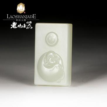 和田玉玉牌佛玉佛