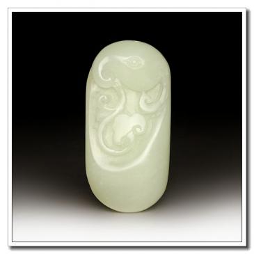 和田玉青白玉掛件樣樣如意(一口價)