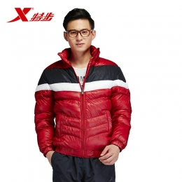 特步專柜同款男棉服綜訓系列時尚保暖防風男外套987429180516