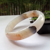 純天然巴西水草瑪瑙玉手鐲/玉緣軒正品