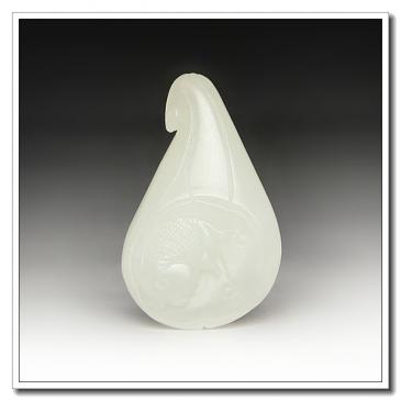 和田白玉掛件連年有余(一口價)