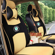 JH-003米黑色斯柯達車標
