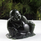 精品和田青玉彌勒笑佛擺件/和田玉碧玉笑佛玉佛佛公擺件/吉祥如意笑口常來彌勒笑佛/玉緣軒正品