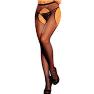 HustlerSeamlessSuspenderPantyhoseHH14