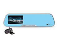 凯立德CT59后视镜行车记录仪前后双录双摄像头1080P高清夜视蓝屏