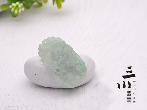 天然A貨翡翠生肖龍