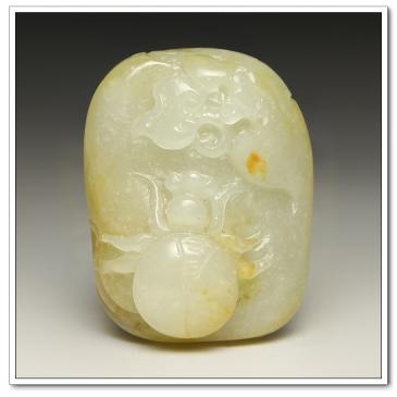 和田白玉掛件富甲一方(競拍)