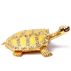 開(kāi)光創(chuàng)意小禮品★合金鑲水鉆長(zhǎng)壽龜小擺件★開(kāi)光精致裝飾品