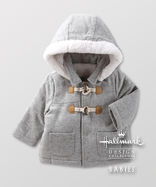 婴儿2015秋冬棉质加厚连帽长袖大衣