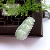 純天然緬甸a貨冰底四季豆吊墜