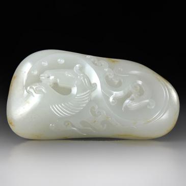 【徐凱】和田白玉籽料掛件龍馬精神精品