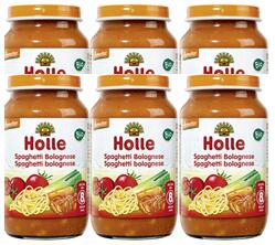 Holle Bio Gläschen Spaghetti Bolognese 6 x 220 gr