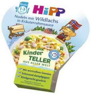 Hipp Nudeln mit Wildlachs in Kräuterrahmsauce 1-3 Jahre 250g