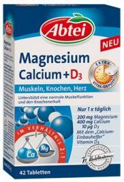 AbteiMagnesiumCalcium+D3Depot,42Tabletten