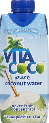 Vita Coco Coconut Water - Pure - 330 ml - 12 ct