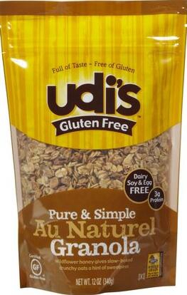 Udi'sGlutenFreeGranola,AuNaturel,12Oz