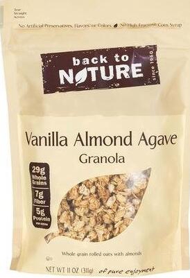 Back to Nature Granola - Vanilla Almond Agave - 11 oz