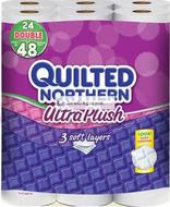 QuiltedNorthernUltraPlushToiletTissue-DoubleRoll-24Pk