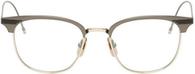 Gunmetal&GoldRoundTB-104Glasses