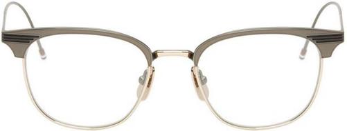 Gunmetal&GoldRoundTB-104Glasses