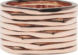 RoseGold8RowsAntiferRing