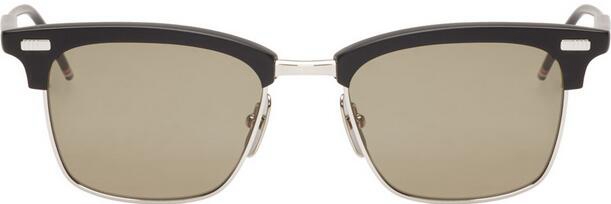 BlackAndSilverMatteSunglasses