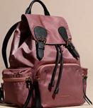 TheMediumRucksackInTechnicalNylonAndLeather