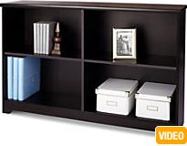 Realspace® Magellan Collection 2-Shelf Sofa Bookcase