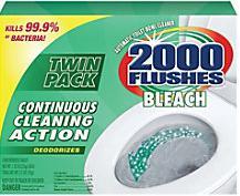2000Flushes?ChlorineClearAutomaticBowlCleanerTablets