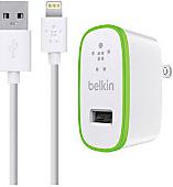 Belkin iPhone and iPad Lightning Cable and Wall Charger (White)