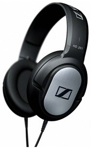 Sennheiser HD 201 Over Ear Headphones - Black/Silver