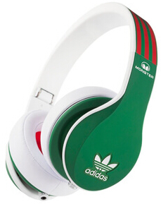 AdidasOriginalsByMonsterHeadphones3-ButtonControlTalk&PassiveNoiseCancellation-Green/Red/White