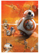 ZavviExclusive60x80BB-8StarWarsTheForceAwakensFineArtPrint