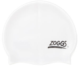 ZoggsSiliconeSwimmingCap-White